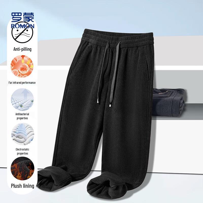 

Romon Men s Fleece Lined Casual Jogger Pants 3XL