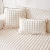 Plush Sofa Cover Thickened Warm Non-Slip Living Room Sofa Cushion Plaid Skin-Friendly Velvet Sofa Backrest Armrest Towels