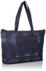 Hapitas Foldable Denim Tote Bag, Carry-On Compatible, Available In a Variety of Patterns, 17L, 33cm, 0.36kg, H0001-DE 272, Indigo