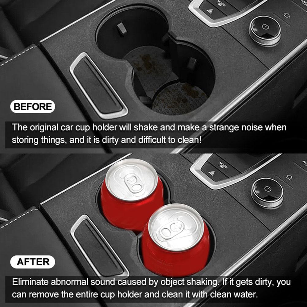 Car Center Console Cup Sleeve for for 2025-2025 OMODA C5 Console Cup Holder Sleeve Insert Non-Slip Car Interior Accessories V8I2