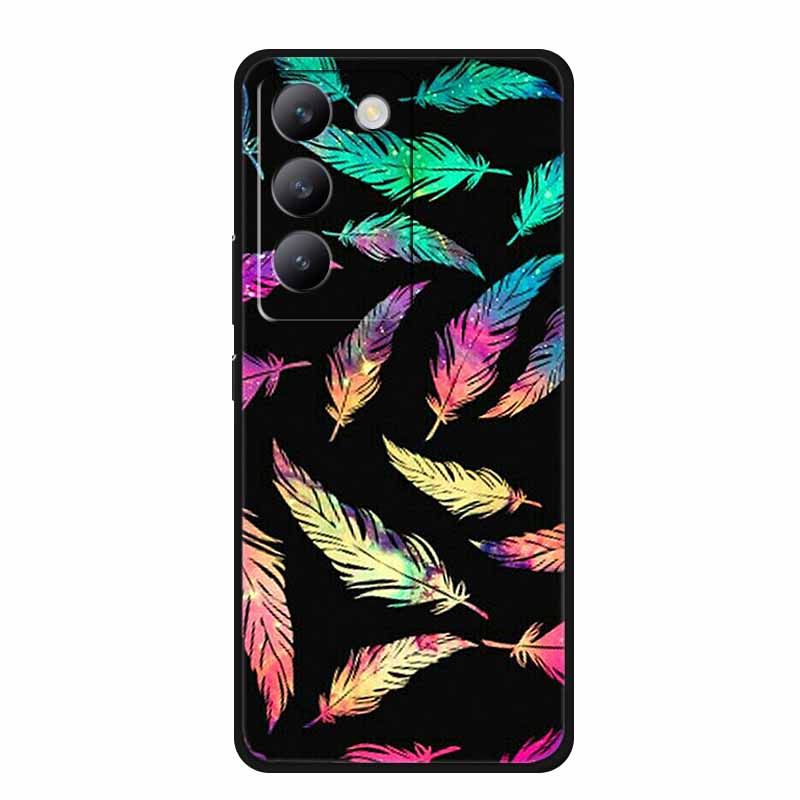 

Phone Fashion Case For Vivo Y100 Y200E Soft TPU Funda Y 100 200E Butterfly Cartoon Patterns Cover Luxury Silicone Back Bumper Vivo Y100