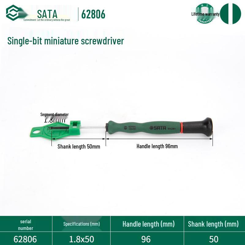 SATA Precision Slotted Screwdriver for Cell Phone & Watch Repair (Model 62807-6281)