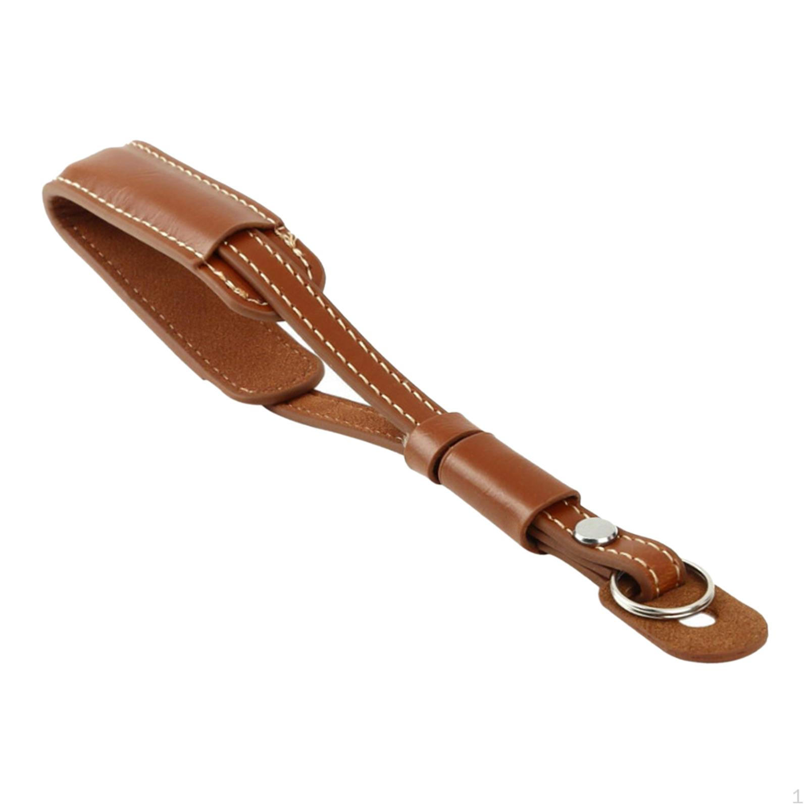 

Camera Wrist Strap Hand Strap/ Sturdy Quick Release/ PU Leather Adjustable Lanyard коричневий