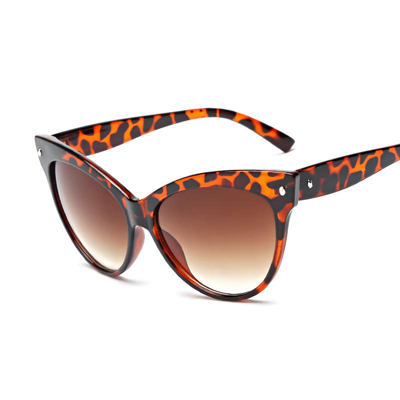 Glasses, Trendy Cat Eye Sunglasses, Classic Rice Order Retro Glasses