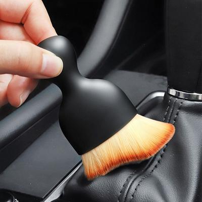 Ferramenta de limpeza interna de carro Painel de saída de ar Escova macia Auto Home Office Fenda Remoção de poeira Escova de artefato
