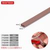 6M/lot D/I Type Siliconen Rubber Afdichtingsstrip Voor Deur / Raam Geluidsisolerende Strip Zelfklevende Tape