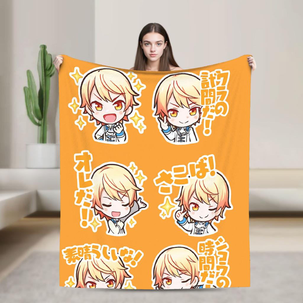 Tsukasa Tenma Blankets  Super Soft Novelty Plush Bedding Throws For Boy Girl Bedroom Flannel Bedspread Bed Cover