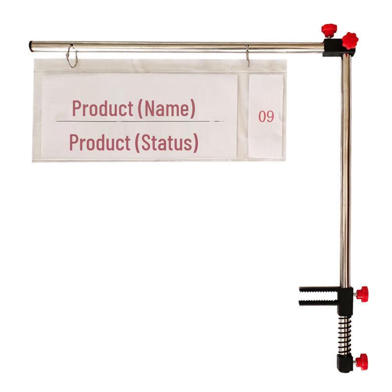 Linzhilu 201 Stainless Steel Hanging Warehouse Card Holder