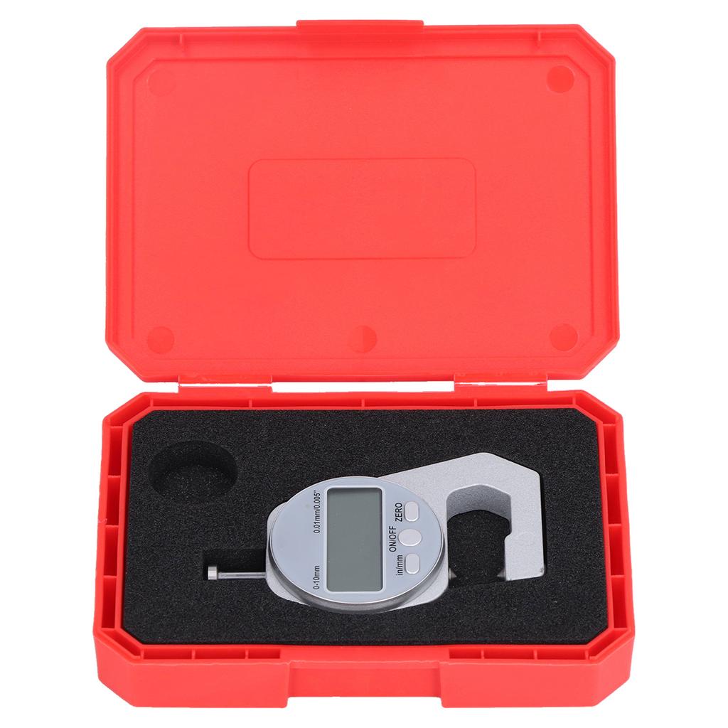 Digital Thickness Gauge 0‑10mm Range Mini Electronic Caliper Thickness Meter with LCD Digital Display