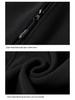 Herren Plus Size Wendeweste mit Stehkragen aus Fleece