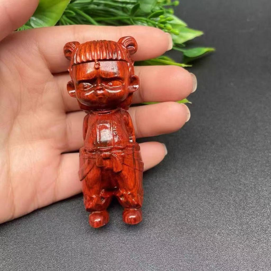 Small-Leaf Red Sandalwood Pendant: Wealth-Attracting Pixiu, Gourd, Dragon, Tortoise Design