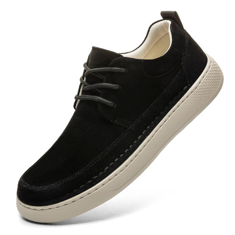 

Мужские повседневные туфли из натуральной кожи высокого качества, модные кроссовки на шнуровке, удобная мужская обувь для скейтборда, мужские туфли для ходьбы 44