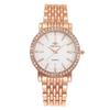 New Casual Watches Women Luxury Fashion Lovers Watch Rhinestone Stainless Steel Quartz Watch Men Women Gift Business Wristwatch