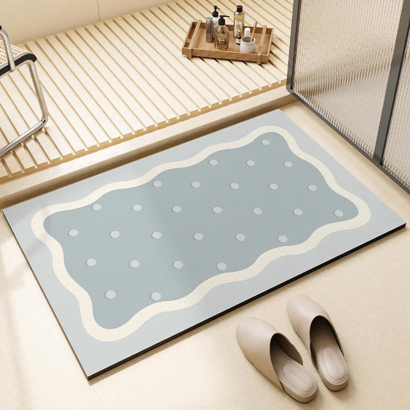 

Ванная присоска туалет входная дверь домашний коврик для двери туалет грязеотталкивающий быстросохнущий коврик для пола 40cmx60cm