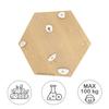 Climbing Wall Cube 1 Wood - White Grips