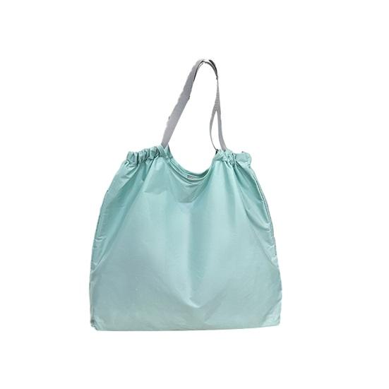 Shopping Bag Waterproof Nylon Fabric Large Capacity Foldable Single Shoulder Bag Travel-friendly Shopping Tote Bag