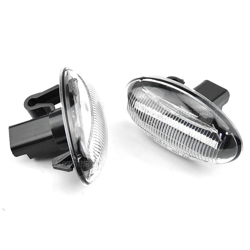 Pair Led Dynamic Turn Signal Side Marker Light For Peugeot 307 206 407 107 607 Sequential Blinker Light For Citroen C1 C2 C3
