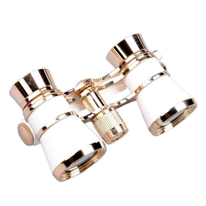 Télescope binoculaire Antique 3x25, lunettes d'opéra pour femmes, poignée en verre de théâtre
