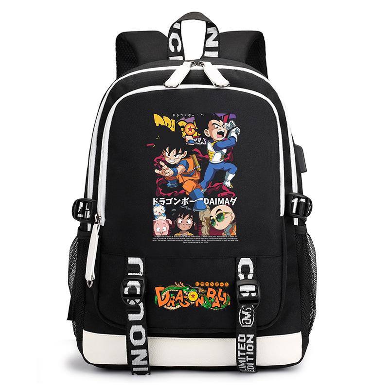 Anime Dragon Ball Backpack for School Casual Daypack for Kids Teenagers Students Boys Girls Everyday Use