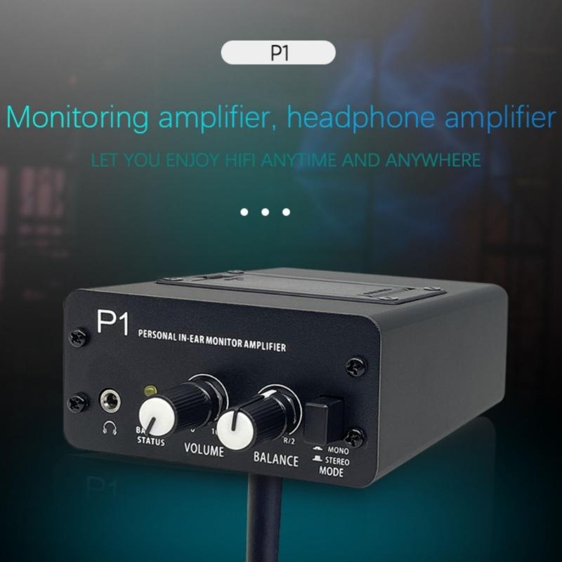 Stage and Studio In Ear Monitors Amplifier with Monos/Stereo Mixing Capabilities Simple User Interfaces for Artists