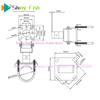 AP Bridge Antenna Clamp Clip Hoop Fixed Mount Bracket Wall Multi Function Fixture Pole Holder Adjustable Angle Iron Plated