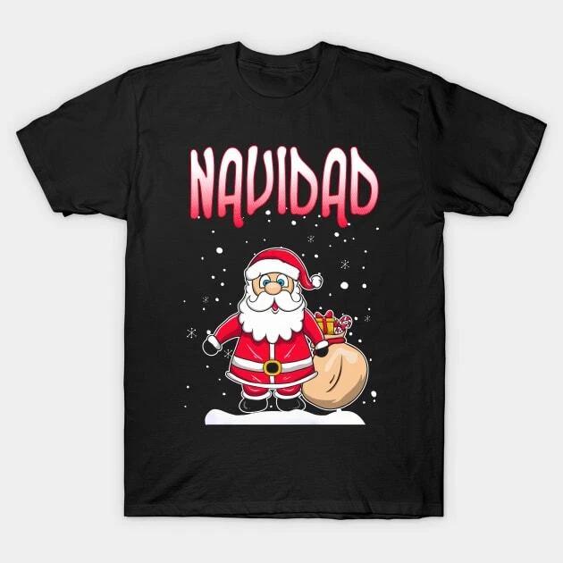 Feliz Navidad Matching Couple Sweaters Made in Australia T-Shirt 3XL