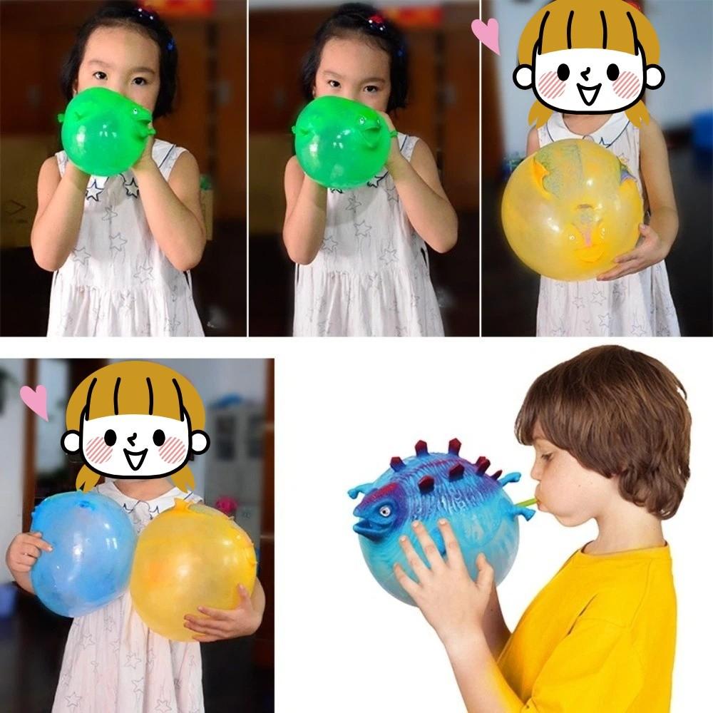 Dinosauro Gonfiabile Animale Palloncino Ventosa Palline Rimbalzanti Giocattolo Gonfiabile per Bambini Regalo