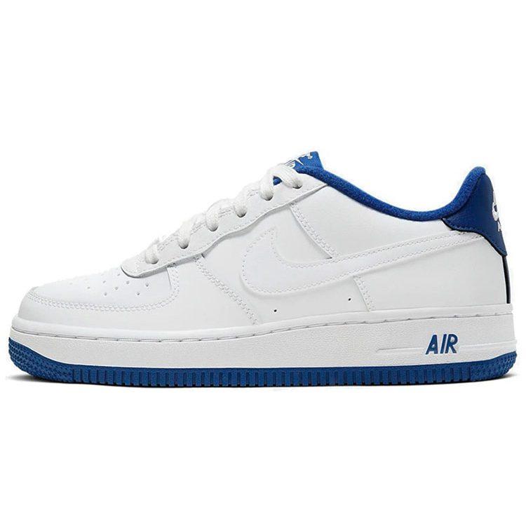 Nike Air Force 1 Low White Deep Royal Blue GS CD6915-102