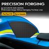 Minimalistischer Look Tankpad Silikon für SUZUKI GSX R1000 2017-2023 Motorräder Kraftstofftank Anti-Rutsch-Aufkleber Motorradzubehör