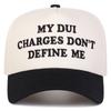 Unisex MY DUI CHARGES Letter Embroidery Baseball Caps Spring Autumn Outdoor Adjustable Casual Hats Sunscreen Hat Sports Cap