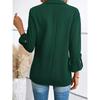 Dames Effen Kleur Lange Mouwen Slim Fit Blazerjas Casual Werkkleding Buitenjas