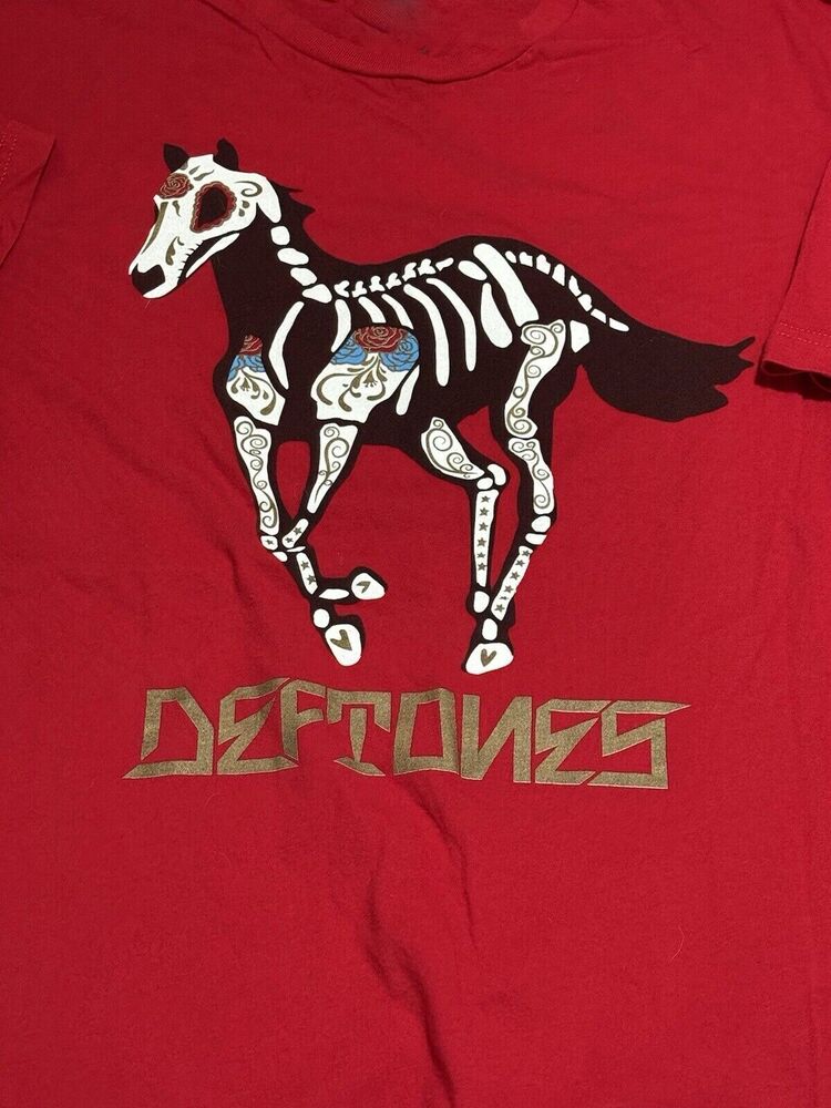Deftones White Pony Dia De Los Deftones Футболка Унисекс Хлопковая Футболка S-5XL LI1389 Унисекс Футболка XXL
