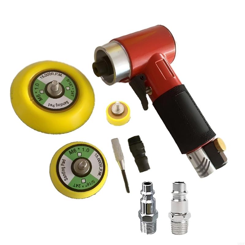 Multi Size Air Operated Sanding Tool 1 2 3 Inch Polishing Tool Perfect for Smoothing Metal and Plastic Finishes