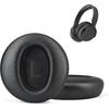 Headphones Replacement Ear Pads for Wyze Noise Cancelling Over Ear Headphones Ear Cushions Cover Repair Part (Black)