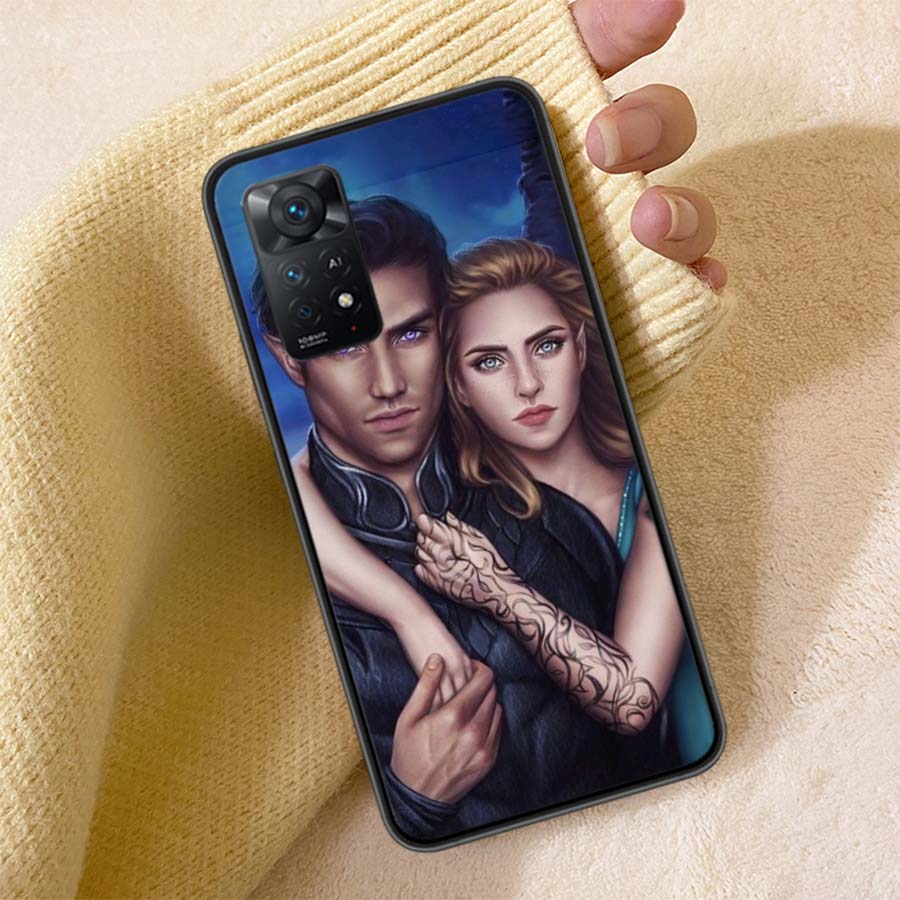 A Court of Mist and Fury Sarah J Maas Phone Case For Redmi Note 13 14 15 Pro Plus 12 13C 12C 15C 9 10 10C 9T 9C 9A TPU Soft Cove