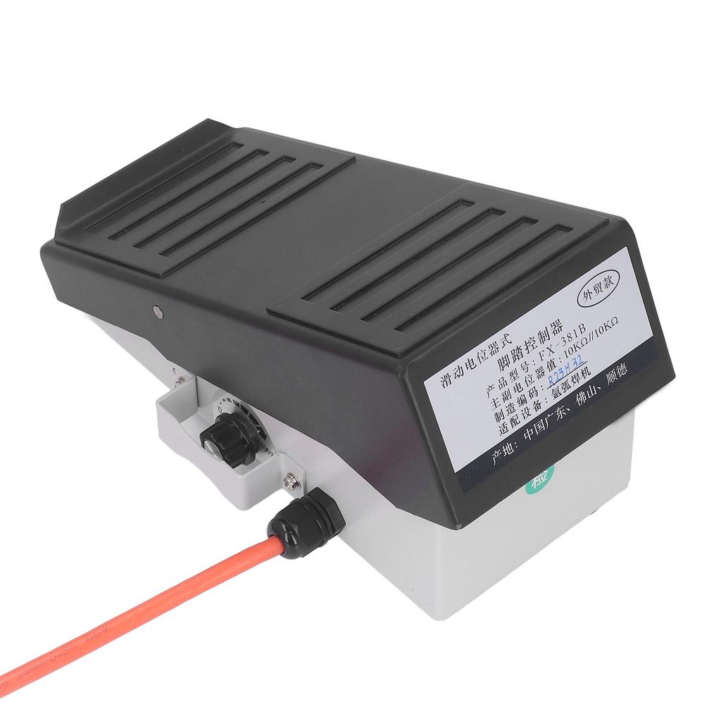TIG sveisefotpedal glidepotensiometer Type Amp Control 14 Pins 8 Meter Ledning DC5~15V