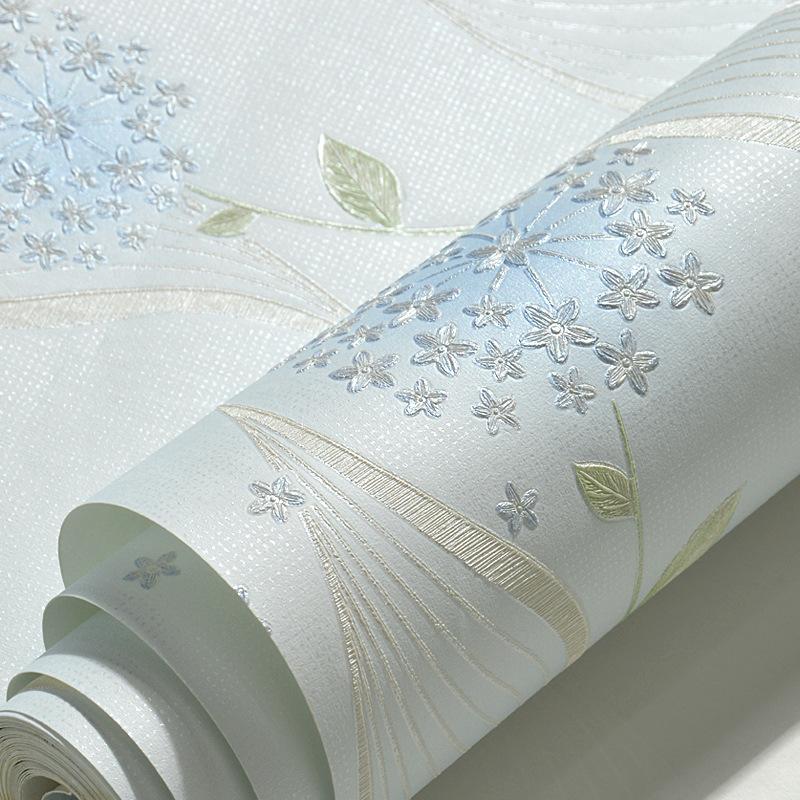 Self-adhesive Warm Girl Bedroom Wallpaper Wall Decoration Stickers 3D Wall Sticker Room Background Contact Wall Paper Home Decor