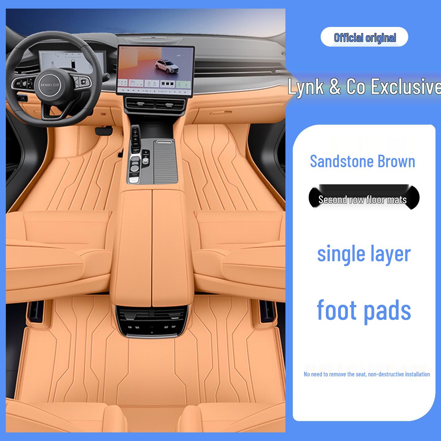 

Lynk & Co 09 Eco-friendly Leather Car Floor Mats - All-inclusive Interior Protection