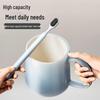Gradient Anti-Mildew Toothbrush and Mouthwash Cup for Students, Couples, and Home Use