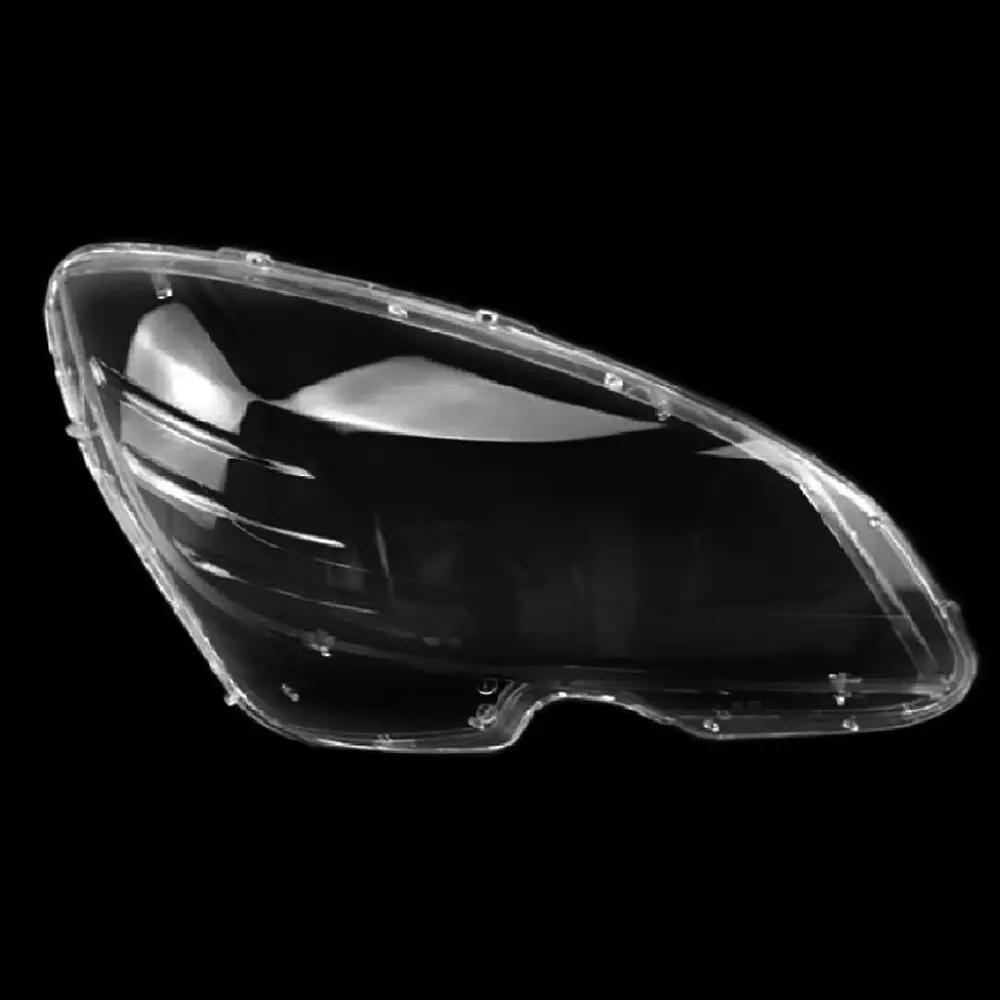 Pair Front Headlight Cover Headlamps Transparent Shell For Mercedes-Benz W204 C180 C200 C220 C280 C300 2007-2010 Headlight Cover