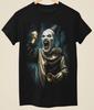 Evil Horror Killer Clown Halloween Style Unisex Black Printed T-Shirt (HO-003)