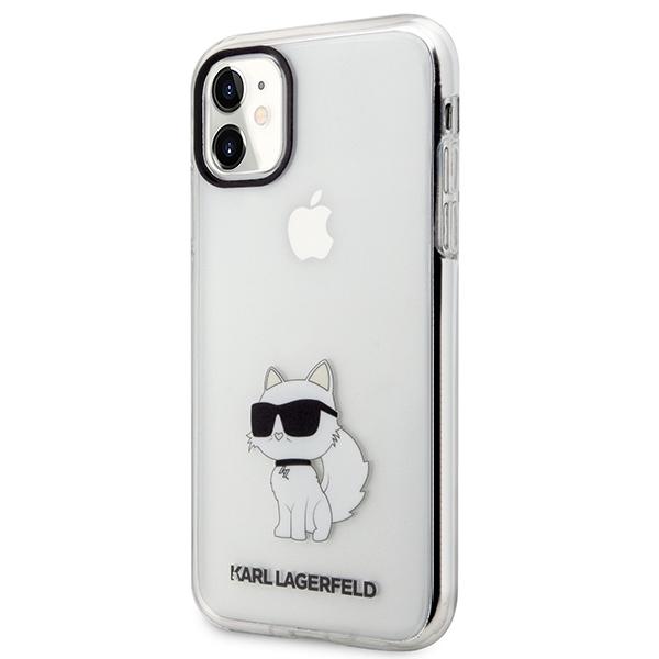 Karl Lagerfeld KLHCN61HNCHTCT iPhone 11/ Xr 6.1" Transparent Hardcase Ikonik Choupette