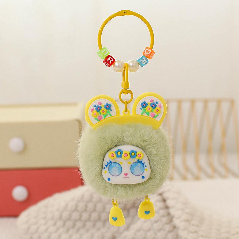Guochao elf plush doll keychain cute plush bag accessories doll pendant accessories small gifts