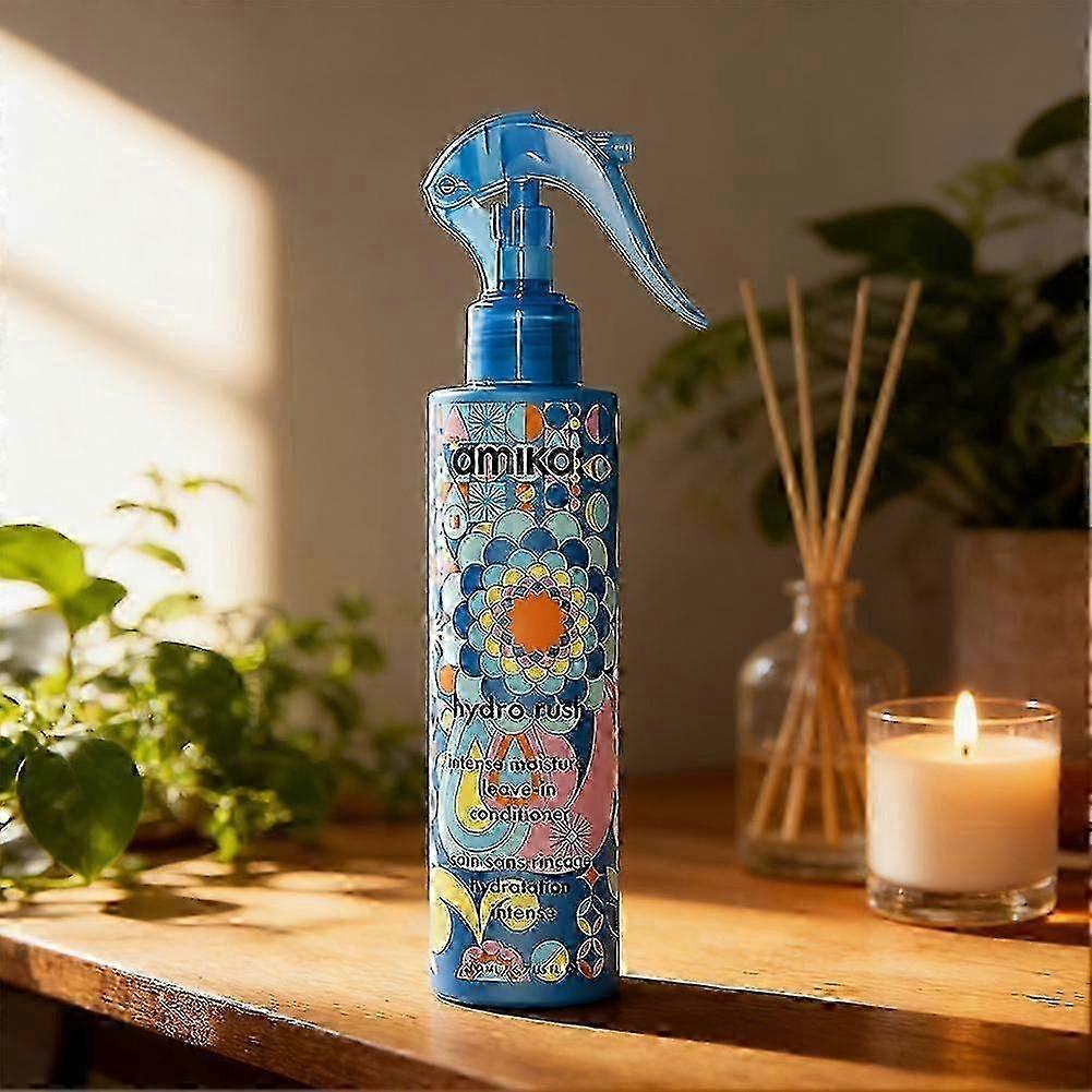 1-3X Acondicionador sin aclarado hidratante intensivo Amika Hydro Rush, apto para todo tipo de cabello