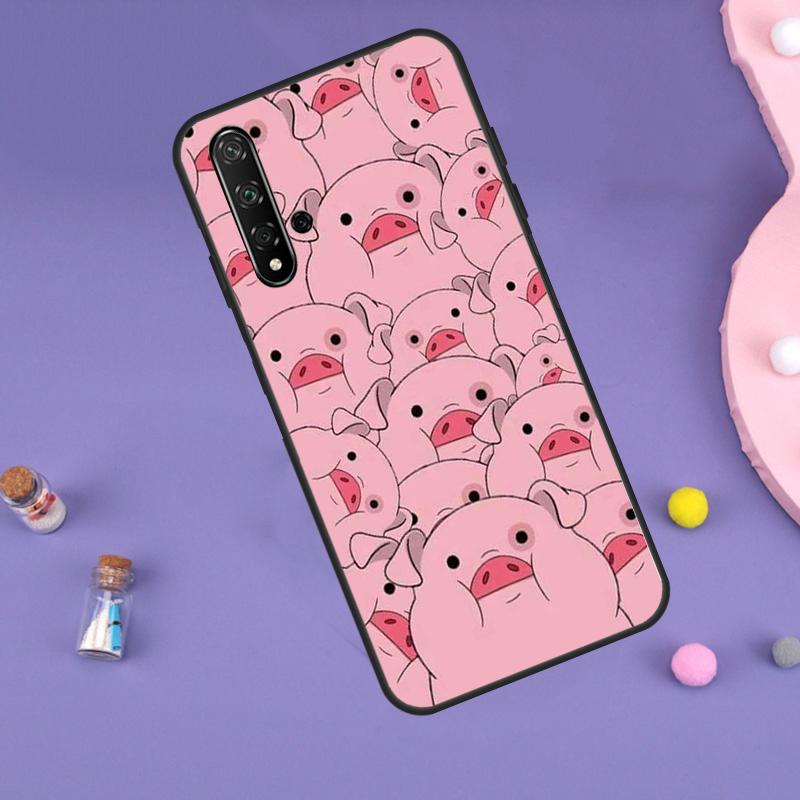 Cartoon Pig For Huawei Nova 11i 12i 8i 7i 3i 9 10 SE Y60 Y61 Y70 Y72 Y73 Y90 Y91 P20 P30 P40 Lite Case
