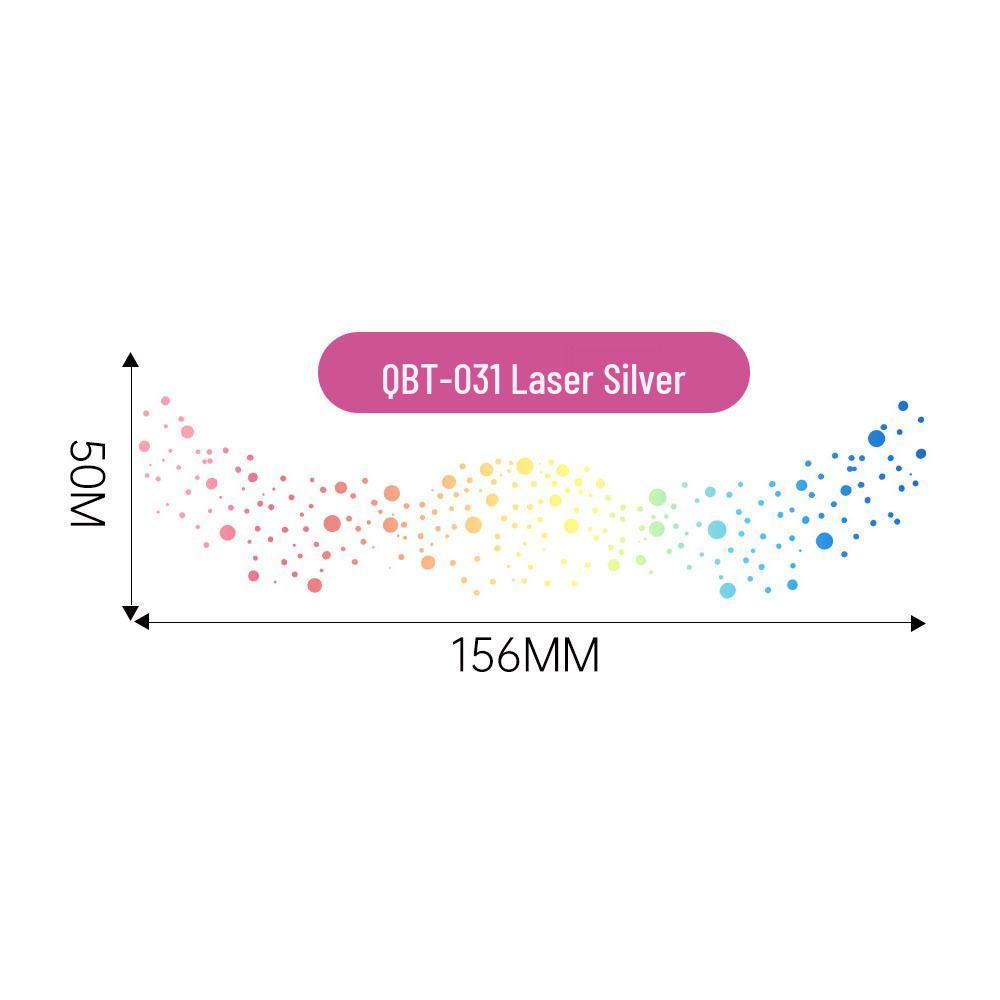 Trendy Waterproof Sweatproof Silver Freckle Face Stickers