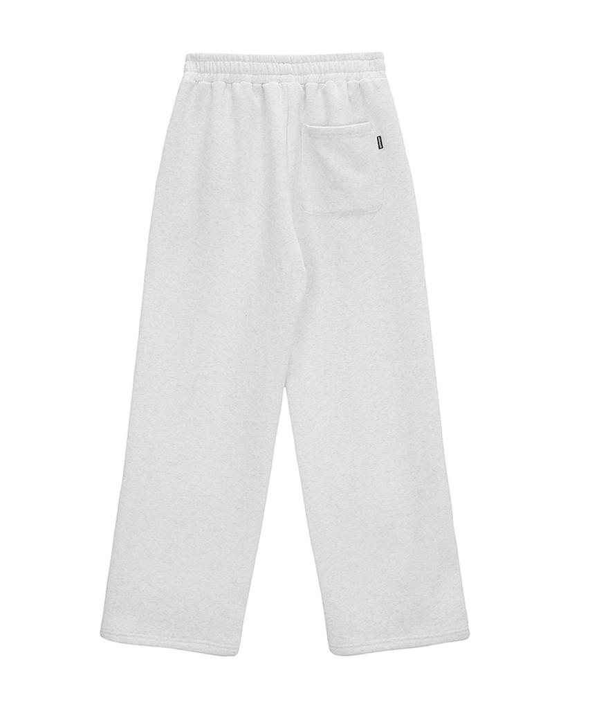 URBANAGE Daily Standard Wide Pants White Melange