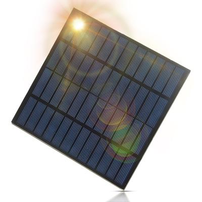 3 Watt Solarmodul 18,6 Prozent Hocheffizientes Polysilizium-Ladegerät IPX6 Wasserdicht 250 mA