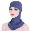 Turbanmütze Vollabdeckung Innen-Hijab-Kappen Islamische Unterkopftücher Hauben Einfarbige Modal-Unterkopftuchkappen
