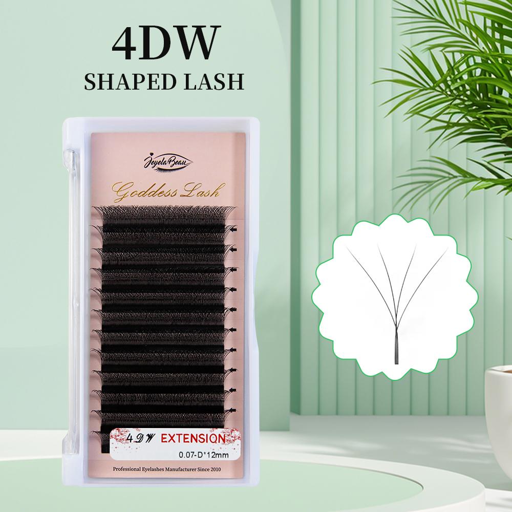 Goddess W Eyelash Extension 2D/3D/4D/5D/6D/7D/8D W Fake Lashes 0.07 C D M/LU Premade Volume Fans Individual Eyelashes